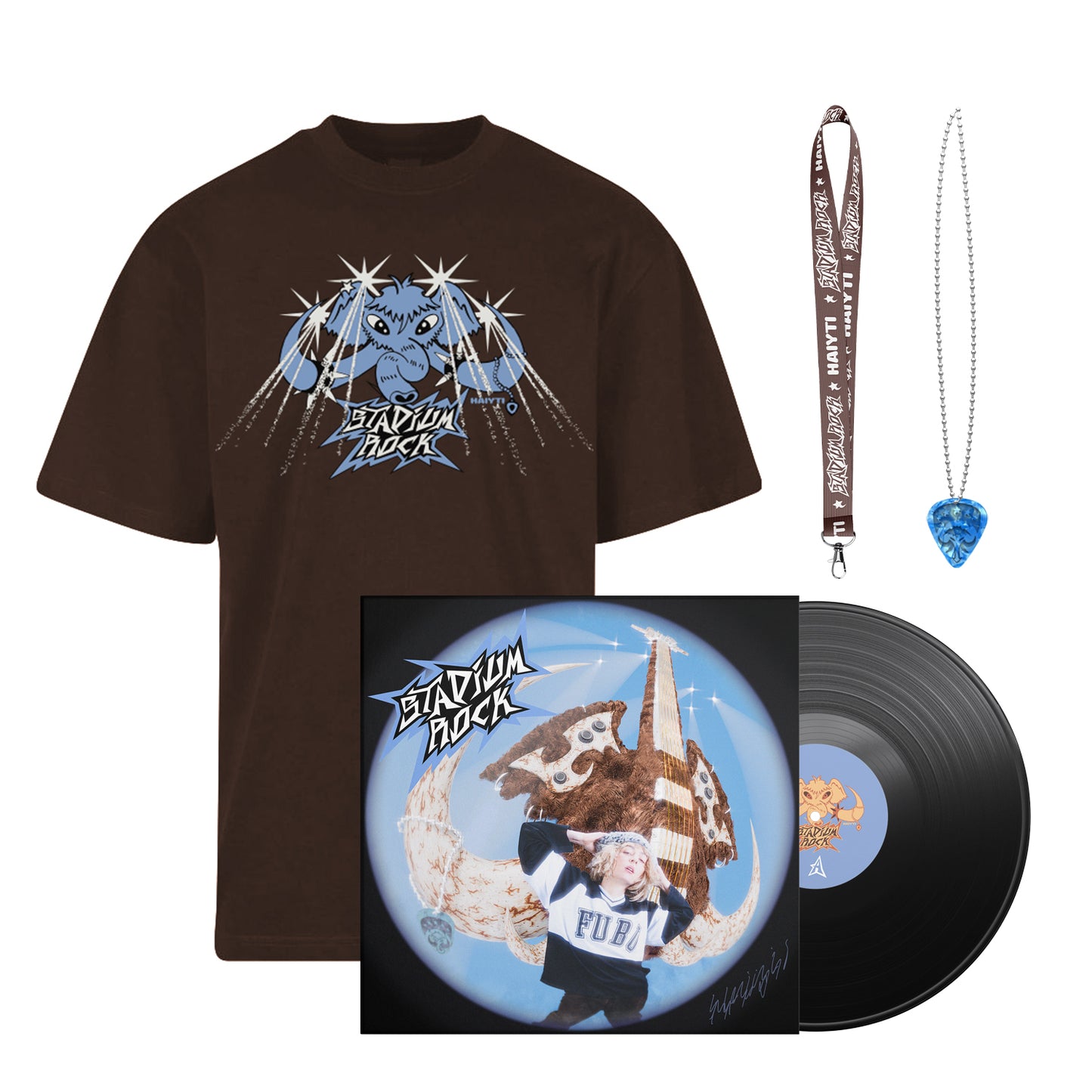 Stadium Rock T-Shirt, Vinyl, Band, Kette
