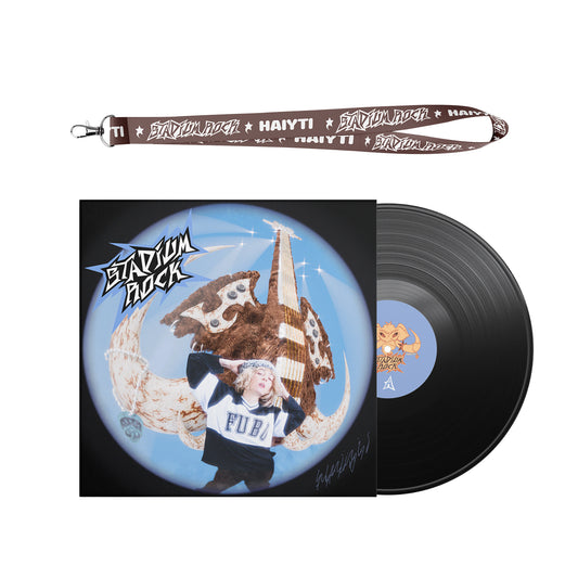 Stadium Rock Vinyl und Band braun