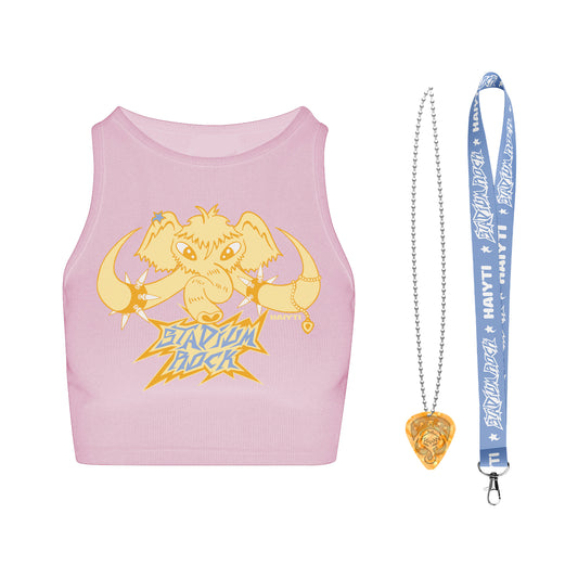 Stadium Rock Tanktop lemonade Band und Kette