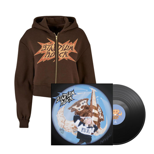 Stadium Rock Bundle Vinyl und Cropped Zipper XS