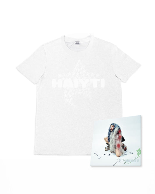 JUNKY Bundle 3 // Vinyl + T-Shirt (white)