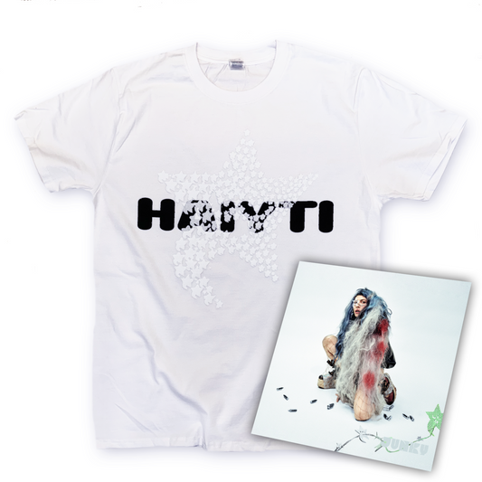 JUNKY Bundle 1 // Vinyl + T-Shirt (white)