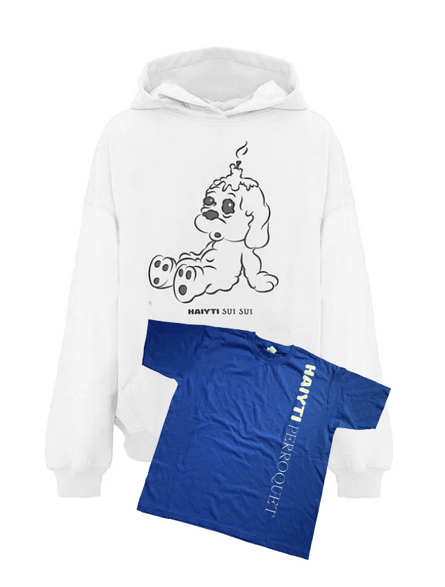 SuiSui-Hoody + GRATIS Perroquet-Shirt
